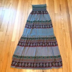 BCBGMaxAzria Maxi Dress Strapless Mini Slip M